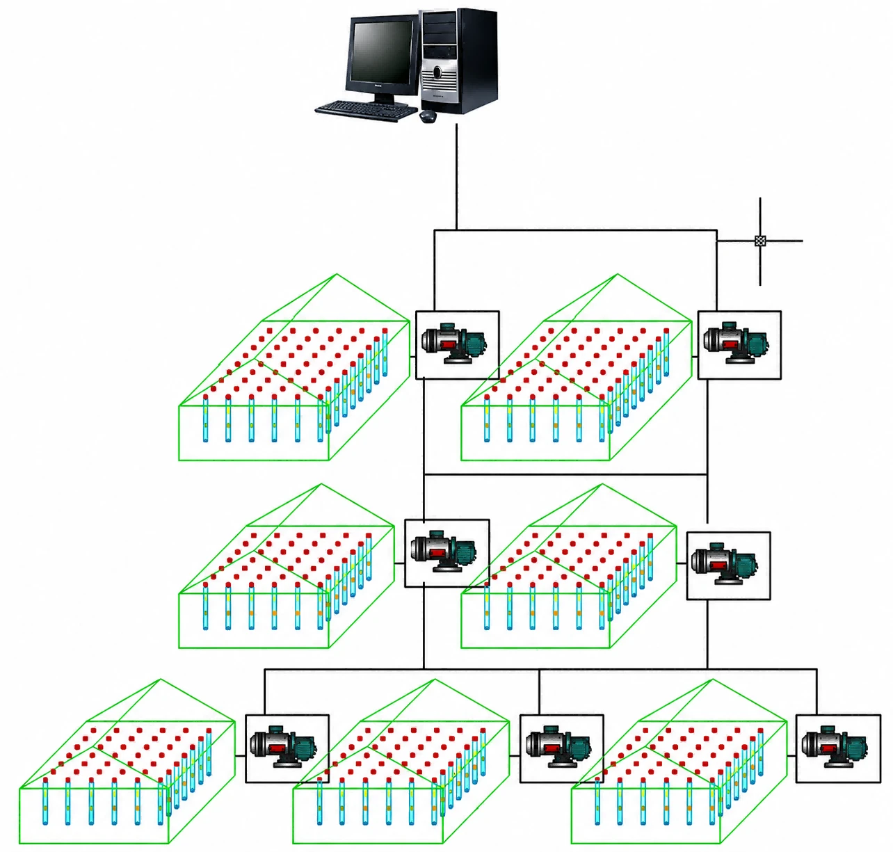 Cable distribution Cable distribution