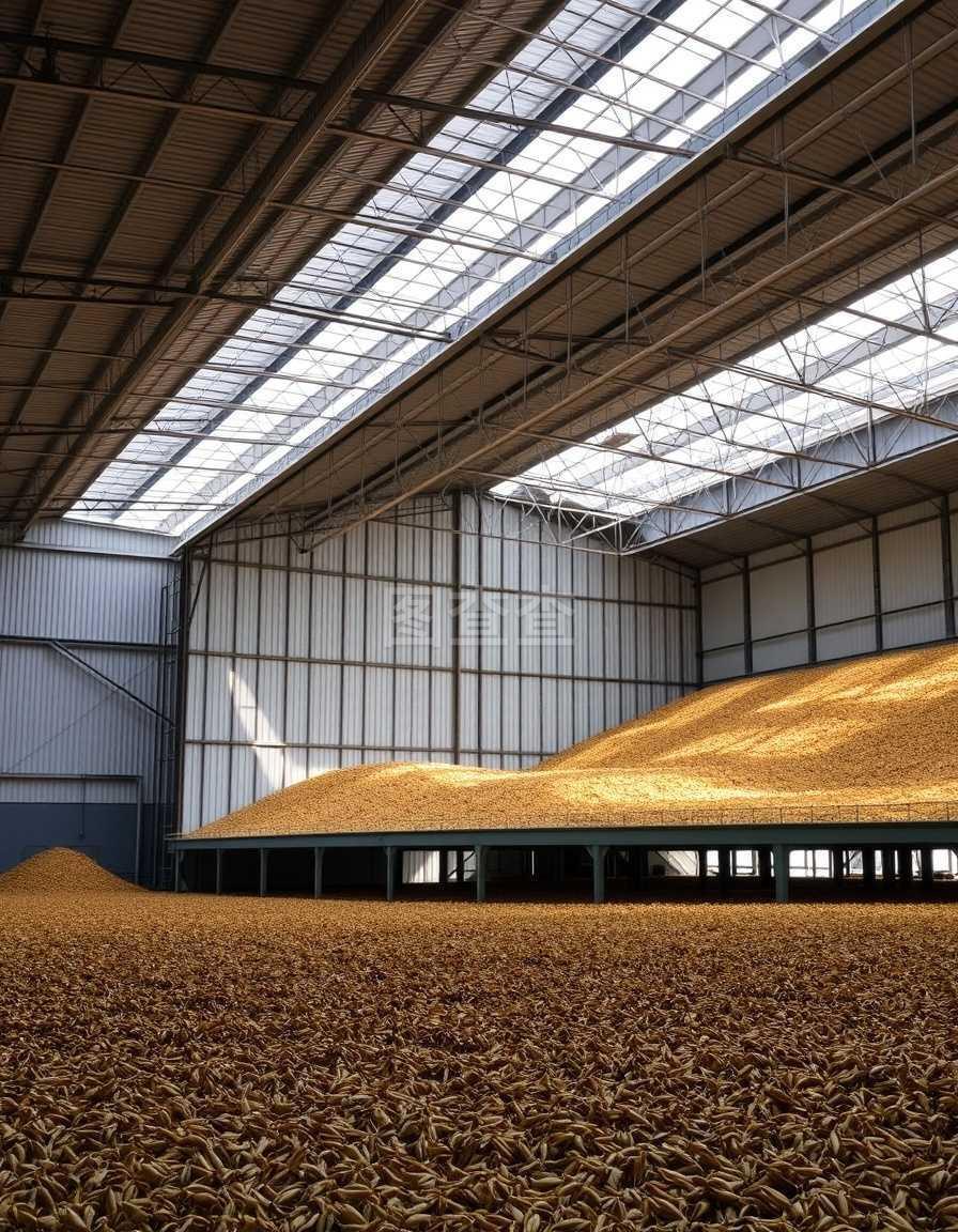 Storing grain Storing grain