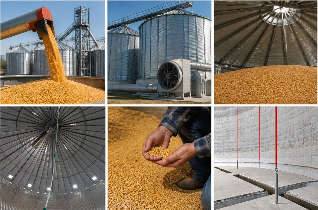 Grain storage management Grain storage management